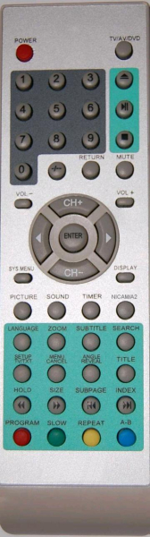 Replacement remote control for Schaub Lorenz LT20-20101-BI