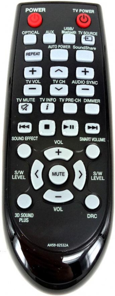 Replacement remote control for Samsung AH59-02532A