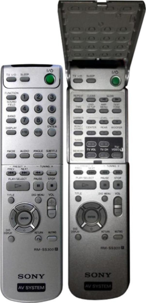 Replacement remote control for Sony RMS-S300