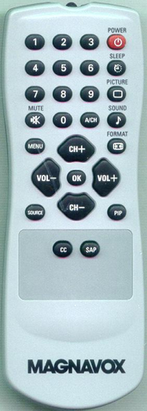 Replacement remote for Magnavox 32MF605W 32MF605W17 15MF605T17 26MF605W