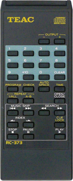 Replacement remote control for Teac/teak CD-P3000