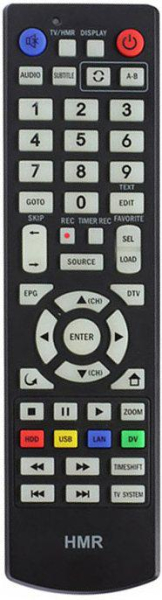 Replacement remote control for O2media HMR600W