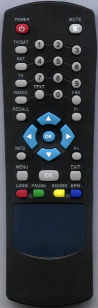 Replacement remote control for Quadro DR8050FTA