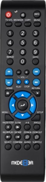 提供替代品遥控器 Fantec TV FHDS