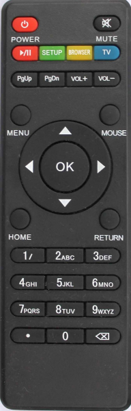 Replacement remote control for Smart TV Box HD23