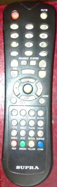 Replacement remote control for Supra LCT-2058 4B1