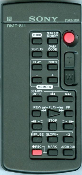 Replacement remote control for Sony RMT-811